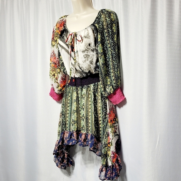 Shop Therapy Whimsi Fairycore Pheasant Dress Women's (S/M) - Picture 3 of 8